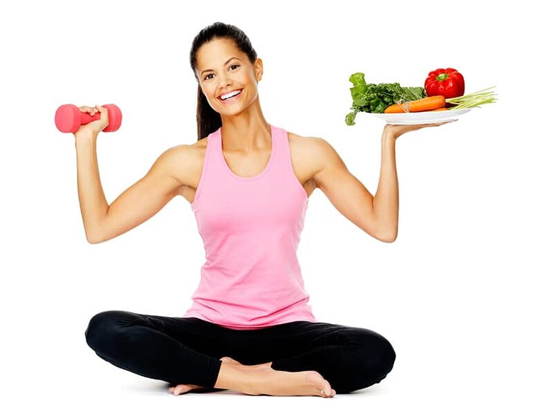体力活动和适当的营养将帮助您实现苗条的身材。